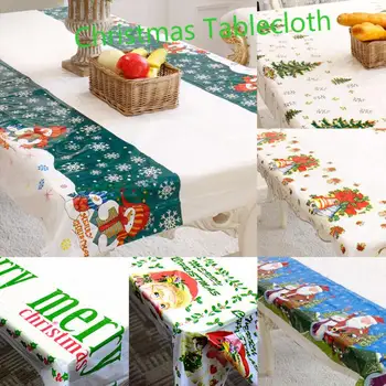 110X180cm Christmas Tablecloth Banquet New Year Party Printing Rectangular PVC Christmas Atmosphere Table Cover Decorations
110X180cm Christmas Tablecloth Banquet New Year Party Printing Rectangular PVC Christmas Atmosphere Table Cover Decorations