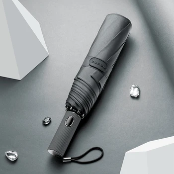 Windproof Automatic Umbrella 3 Fold Ultraviolet Protection Black Coating Travel Umbrella High Quality Automatic Umbrella MM60YS
Windproof Automatic Umbrella 3 Fold Ultraviolet Protection Black Coating Travel Umbrella High Quality Automatic Umbrella MM60YS