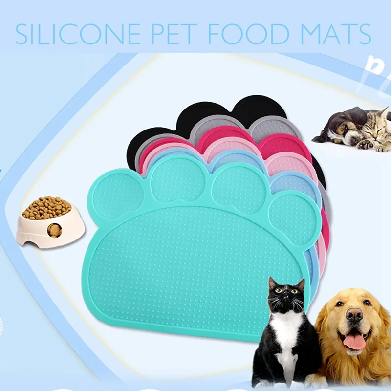 Waterproof Pet Mat For Dog Cat Solid Color Silicone Pet Food Pad Pet Bowl Drinking Paw Mat Dog Feeding Placemat Easy Washing
Waterproof Pet Mat For Dog Cat Solid Color Silicone Pet Food Pad Pet Bowl Drinking Paw Mat Dog Feeding Placemat Easy Washing