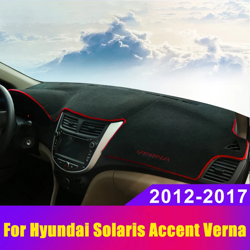 Car Dashboard Avoid Light Pad Instrument Platform Desk Cover Mat Carpet LHD for Hyundai Solaris Accent Verna 2012-2015
Car Dashboard Avoid Light Pad Instrument Platform Desk Cover Mat Carpet LHD for Hyundai Solaris Accent Verna 2012-2015