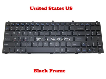Keyboard For CLEVO M980NU MP-08J43US-430W MP-08J43U4-4304W MP-08J43U4-430W MP-08J43US-4307W 6-80-M9801-013-1 United States US
