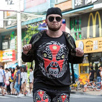 Personalized printing style trend large size Sweatshirt Off plus fertilizer to increase men's thick
Personalized printing style trend large size Sweatshirt Off plus fertilizer to increase men's thick