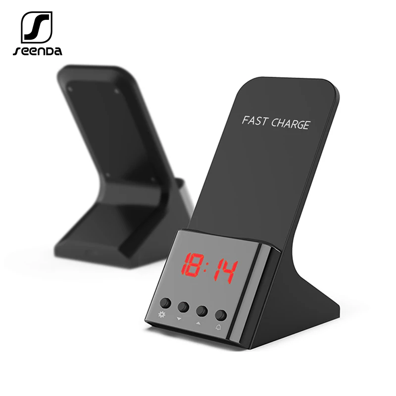 SeenDa Alarm Clock Wireless Charger Qi Wireless Charging Bracket 15w Vertical Wireless Charging Station Phone Charger
SeenDa Alarm Clock Wireless Charger Qi Wireless Charging Bracket 15w Vertical Wireless Charging Station Phone Charger