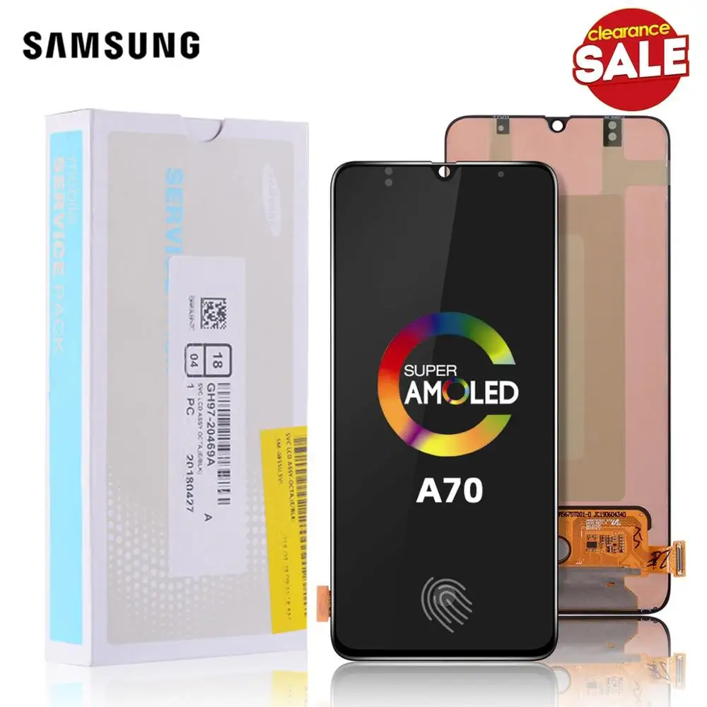 6.7 'AMOLED for Samsung Galaxy A70 LCD A705 A705F SM-A705F LCD Touch Screen Digitizer Assembly for SAMSUNG A70 A705DS LCD
6.7 'AMOLED for Samsung Galaxy A70 LCD A705 A705F SM-A705F LCD Touch Screen Digitizer Assembly for SAMSUNG A70 A705DS LCD