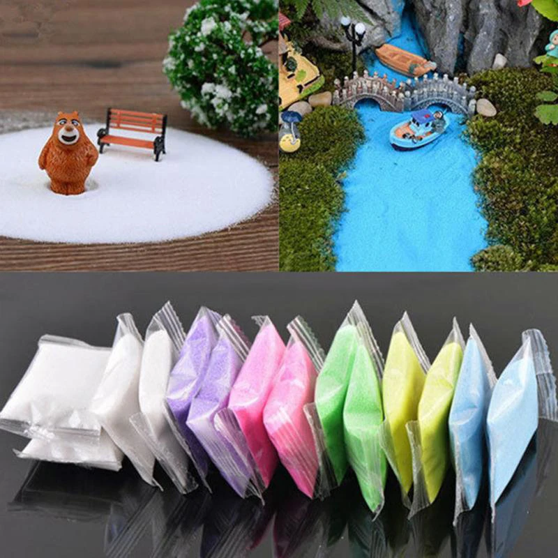 Quartz Sand Fairy Garden Artificial Powder Mini Snow Micro Landscaping Decoration Craft Kids DIY Sand Table Accessories 24g/Pack
Quartz Sand Fairy Garden Artificial Powder Mini Snow Micro Landscaping Decoration Craft Kids DIY Sand Table Accessories 24g/Pack