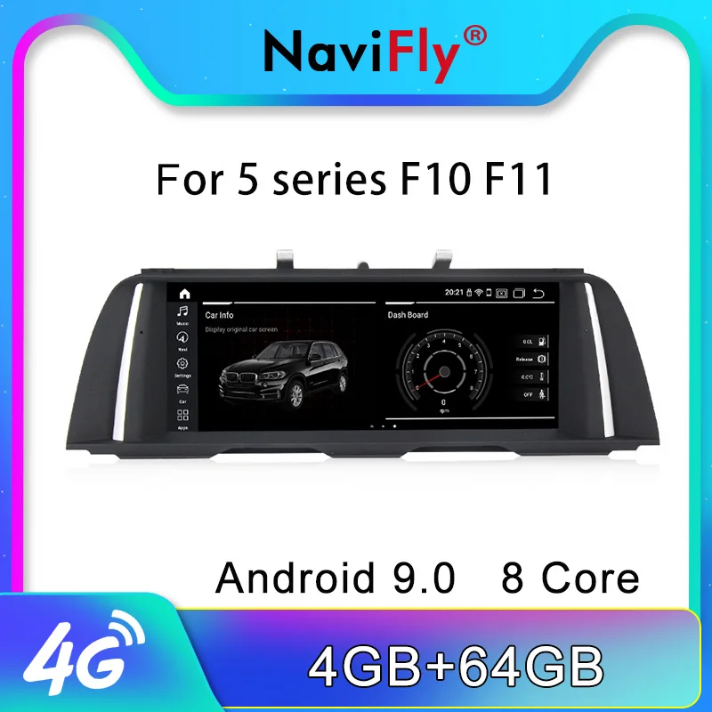 Android 9.0/7.1 IPS 4G/2G car dvd radio gps navigation multimedia for BMW 5 Series F10/F11/520 (2011-2016) For Original CIC/NBT
Android 9.0/7.1 IPS 4G/2G car dvd radio gps navigation multimedia for BMW 5 Series F10/F11/520 (2011-2016) For Original CIC/NBT