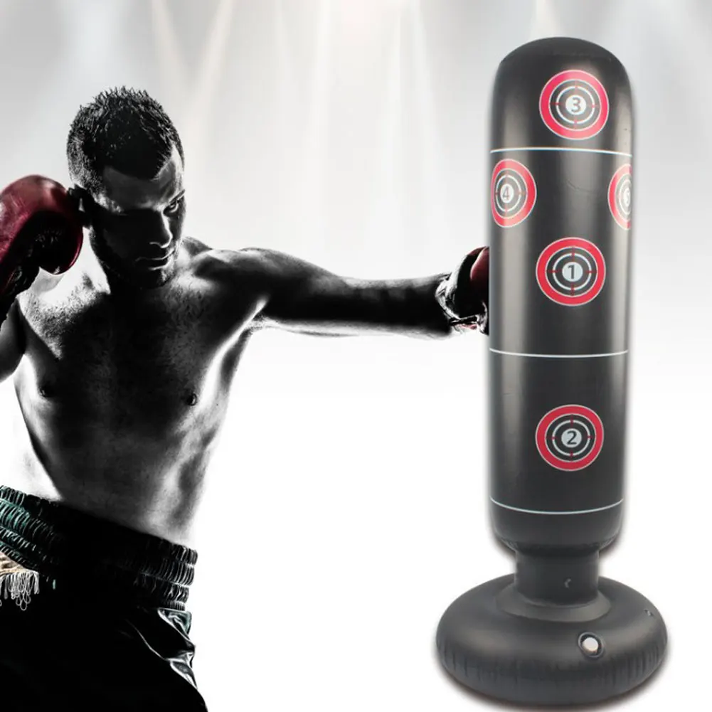160cm Boxing Punching Bag Inflatable Free-Stand Tumbler Muay Thai Training Pressure Relief Bounce Back Sandbag with Air Pump
160cm Boxing Punching Bag Inflatable Free-Stand Tumbler Muay Thai Training Pressure Relief Bounce Back Sandbag with Air Pump