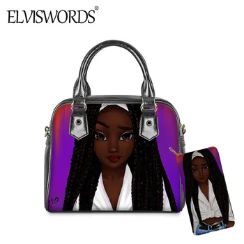 ELVISWORDS 2pcs Cartoon Crossbody Bag 2020 New African Fashion Girls Print Lady PU Handbag and Wallet Luxury Brand Design Bags
ELVISWORDS 2pcs Cartoon Crossbody Bag 2020 New African Fashion Girls Print Lady PU Handbag and Wallet Luxury Brand Design Bags