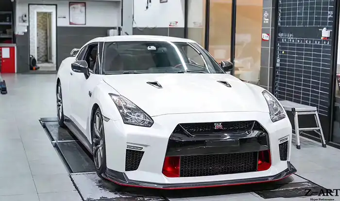 for 2008-2011 real carbon fiber gtr r35 jdm front bumper grill