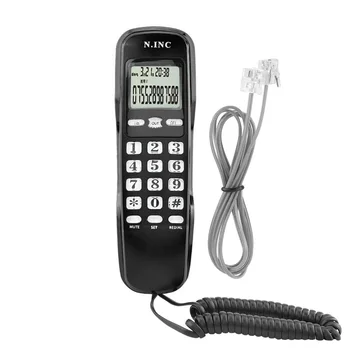 Home Office Corded Telephone Caller ID Boxes 38 Sets Numbers LCD Display Wall Desktop Landline Handset Phone Call Back Function
Home Office Corded Telephone Caller ID Boxes 38 Sets Numbers LCD Display Wall Desktop Landline Handset Phone Call Back Function