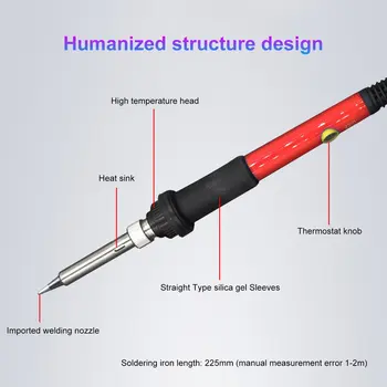 New 71PCS 60W Temperature Adjustable Electric Soldering Iron Kit Wood Burning Pen Set Carving Pyrography Tools Welding Heat Penc
New 71PCS 60W Temperature Adjustable Electric Soldering Iron Kit Wood Burning Pen Set Carving Pyrography Tools Welding Heat Penc