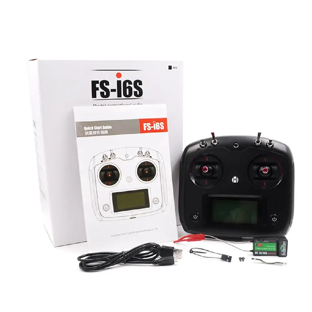 Flysky FS-i6S 2.4G 10ch RC Transmitter Controller w/ 6ch FS-iA6B Receiver or 10ch FS-iA10B receiver Remote Controller
Flysky FS-i6S 2.4G 10ch RC Transmitter Controller w/ 6ch FS-iA6B Receiver or 10ch FS-iA10B receiver Remote Controller