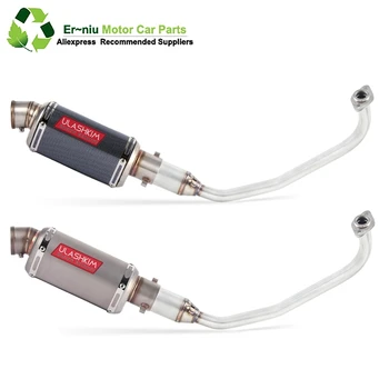 PCX 125 150 Motorcycle Scooter Exhaust Muffler Full System Middle Pipe Slip-On Escape Fit For HONDA PCX125 PCX150
PCX 125 150 Motorcycle Scooter Exhaust Muffler Full System Middle Pipe Slip-On Escape Fit For HONDA PCX125 PCX150