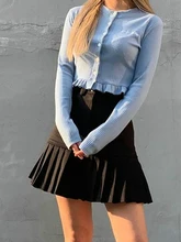 2022 Spring And Summer Korean Style Retro Women's A-Line Mini Skirt Preppy Girls Sweet Pleated Sexy Bag Hip Short Saias feminina
2022 Spring And Summer Korean Style Retro Women's A-Line Mini Skirt Preppy Girls Sweet Pleated Sexy Bag Hip Short Saias feminina