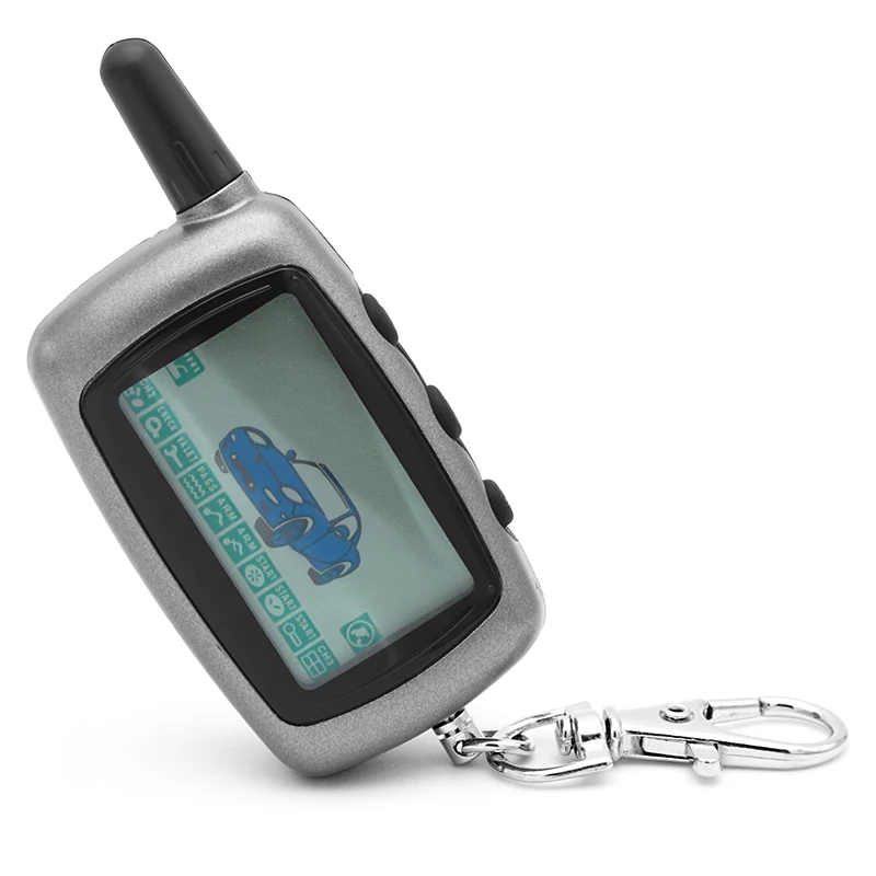 A9 Keychain Key Fob Chain LCD Remote Controller For Starline A9 A8 Twage Two-Way Car Alarm Systems
A9 Keychain Key Fob Chain LCD Remote Controller For Starline A9 A8 Twage Two-Way Car Alarm Systems