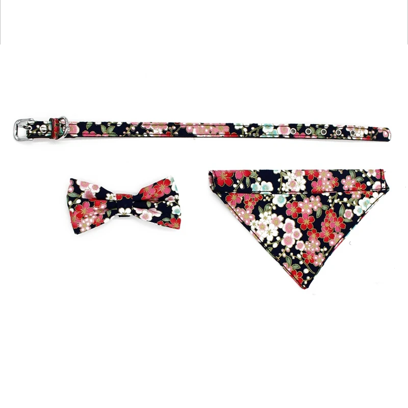 Pet Dog Collar Set Japanese Style Detachable Pet Collar Bow With Triangle ScarfAdjustable Pin Buckle Collar Removable Bowknot V
Pet Dog Collar Set Japanese Style Detachable Pet Collar Bow With Triangle ScarfAdjustable Pin Buckle Collar Removable Bowknot V