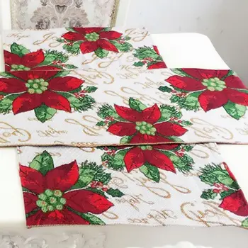 Placemats Table Runner Set for Christmas Holiday Night Dinner Parties Set of 5 634E
Placemats Table Runner Set for Christmas Holiday Night Dinner Parties Set of 5 634E