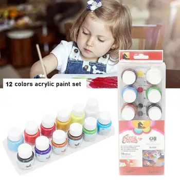 12pcs 25ml Tube Acrylic Paint Set Nail Glass Art Painting Paint For Fabric Glass Drawing Tools For Kids DIY Water-resistant Tool
12pcs 25ml Tube Acrylic Paint Set Nail Glass Art Painting Paint For Fabric Glass Drawing Tools For Kids DIY Water-resistant Tool