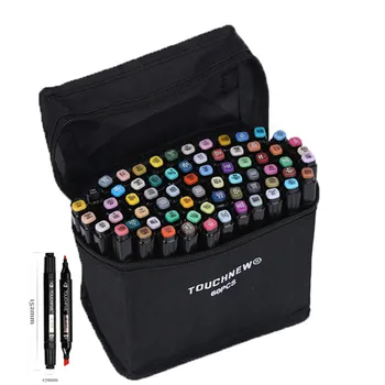 TouchFIVE Brush 12 30/40/60/80/168 Color Art Markers Set Dual Headed Artist Sketch Oily Alcohol based markers For Animation
TouchFIVE Brush 12 30/40/60/80/168 Color Art Markers Set Dual Headed Artist Sketch Oily Alcohol based markers For Animation
