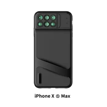 6 in 1 Phone Lens Cover Case Wide Angle Phone Camera Lens Fisheye Tele Macro Camera Lens for iPhone XR XS XS max
6 in 1 Phone Lens Cover Case Wide Angle Phone Camera Lens Fisheye Tele Macro Camera Lens for iPhone XR XS XS max