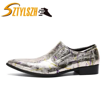 Classic Business Print Men Genuine Leather Shoes Fashion Party Dress Shoes Formal Pointed Toe Men Brogue Shoes Wedding Shoes
Classic Business Print Men Genuine Leather Shoes Fashion Party Dress Shoes Formal Pointed Toe Men Brogue Shoes Wedding Shoes