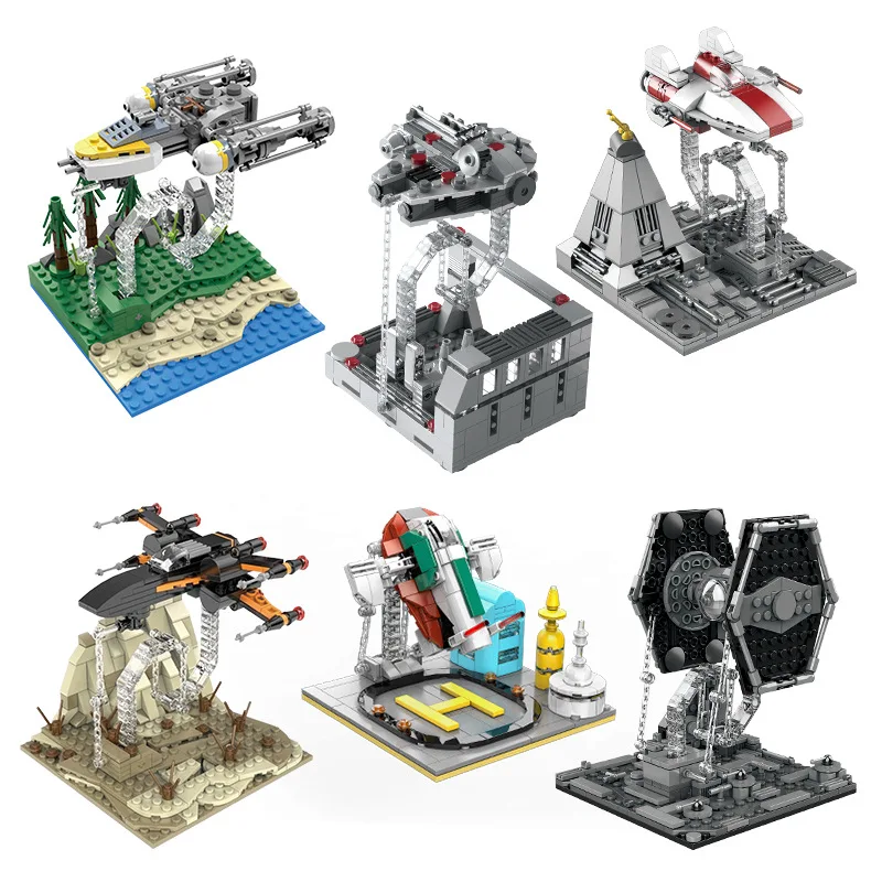 Star Wars series X-wing Creative Suspended Tie Fighter balance frame model Building Blocks Creato boy toy gift
Star Wars series X-wing Creative Suspended Tie Fighter balance frame model Building Blocks Creato boy toy gift
