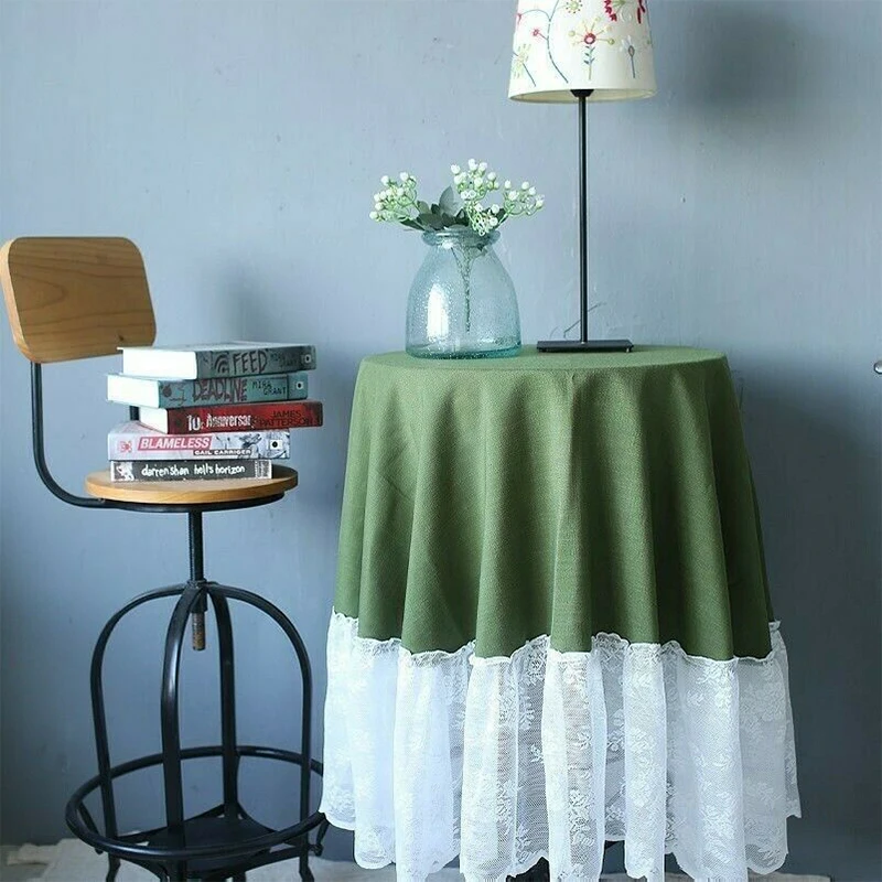 Pastoral Nordic Style 155cm Tablecloth Home Dining Table Covers Coffee Tea Table Lace Chic Tablecloths
Pastoral Nordic Style 155cm Tablecloth Home Dining Table Covers Coffee Tea Table Lace Chic Tablecloths