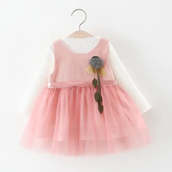 Girls Dress 2 Piece Suit Halloween Party Long Sleeve Children Clothes Kids Dresses For Girls Pure Cotton Mesh New Year Clothing 
Girls Dress 2 Piece Suit Halloween Party Long Sleeve Children Clothes Kids Dresses For Girls Pure Cotton Mesh New Year Clothing