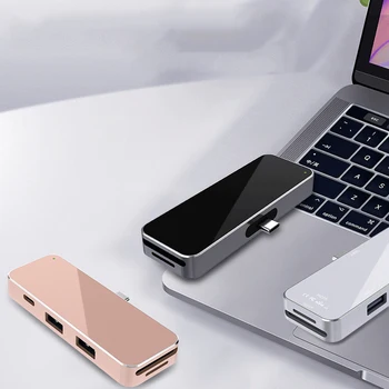 Type-c Docking Station HUB Supports PD Fast Charging 6 In 1 3 In 1 USB 3.0 Port USB HuB For WINDOW Android MACOS USB Hub New
Type-c Docking Station HUB Supports PD Fast Charging 6 In 1 3 In 1 USB 3.0 Port USB HuB For WINDOW Android MACOS USB Hub New