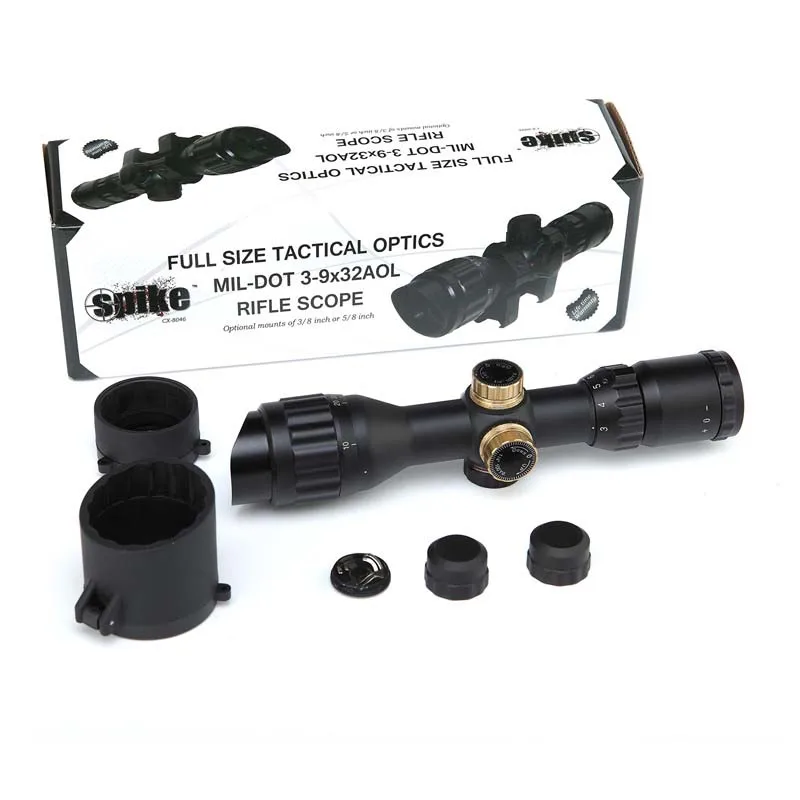 High quality sight glass produced factory 3-9x32AOL Optics Tactical Hunting Rifle Scope
High quality sight glass produced factory 3-9x32AOL Optics Tactical Hunting Rifle Scope