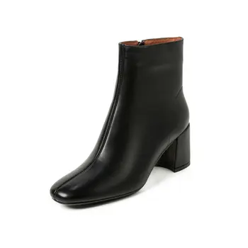 2021 Winter Newest Genuine Leather Women Ankle Boots Square Toe High Heels boots Office Lady Prom Shoes Woman
2021 Winter Newest Genuine Leather Women Ankle Boots Square Toe High Heels boots Office Lady Prom Shoes Woman