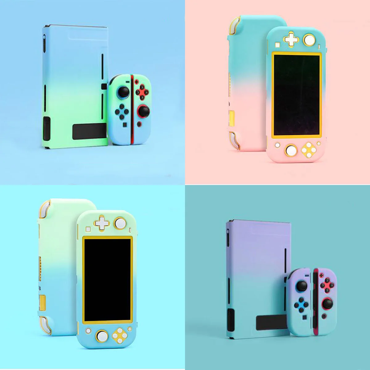 Матовая жесткая задняя крышка из ПК Кристальный корпус для Nintendo Switch NS Lite консоль