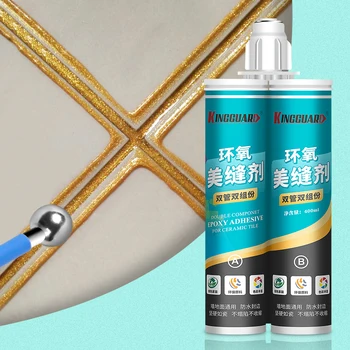 400ml Epoxy Grouts Beautiful Sealant For Tile Floor Waterproof Mouldproof Porcelain Tile Jointing Agent Gold/Silver/Yellow/White
400ml Epoxy Grouts Beautiful Sealant For Tile Floor Waterproof Mouldproof Porcelain Tile Jointing Agent Gold/Silver/Yellow/White