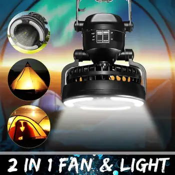 18 LED Tent Light 2 In 1 Camping Ceiling Fan Light 2 Mode Hanging Tent Lamp Lantern For Outdoor
18 LED Tent Light 2 In 1 Camping Ceiling Fan Light 2 Mode Hanging Tent Lamp Lantern For Outdoor