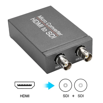 HD 3G HDMI to SDI / SDI to HDMI Adapter BNC 1080P Video Micro Converter Audio Auto Format Detection for Camera Monitor HDTV
HD 3G HDMI to SDI / SDI to HDMI Adapter BNC 1080P Video Micro Converter Audio Auto Format Detection for Camera Monitor HDTV