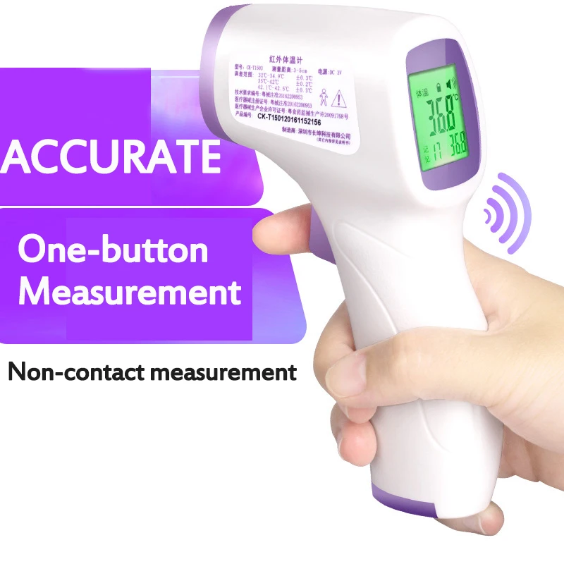(in Stock) Forehead Thermometer Non-contact Infrared Thermometer Body Temperature Fever Digital Measurement Tool Thailand
(in Stock) Forehead Thermometer Non-contact Infrared Thermometer Body Temperature Fever Digital Measurement Tool Thailand