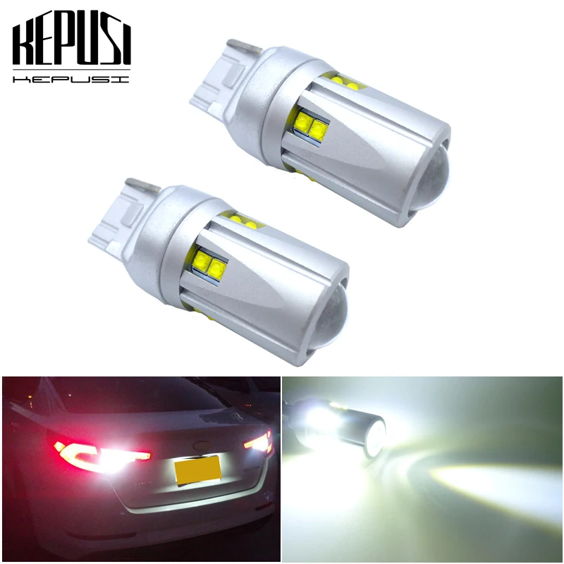 2x T20 W21W 7440 LED DRL White Led For Front Back-Up Reverse Turn Signal Bulbs Rear Tail Brake Parking Light 12v 24v
2x T20 W21W 7440 LED DRL White Led For Front Back-Up Reverse Turn Signal Bulbs Rear Tail Brake Parking Light 12v 24v