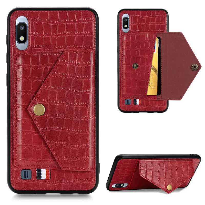 Case For SamSung Galaxy A10 Crocodile Pattern PU Leather Card slot Car bracket Back Cover For SamSung A 10 A105 Case Cover
Case For SamSung Galaxy A10 Crocodile Pattern PU Leather Card slot Car bracket Back Cover For SamSung A 10 A105 Case Cover