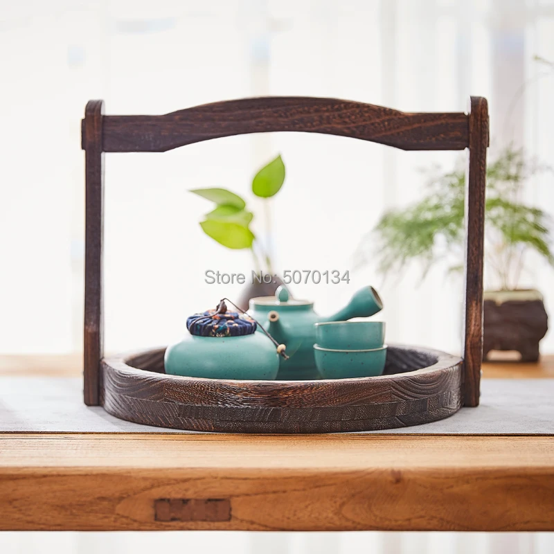 Round-shaped Paulownia Wood Serving Tea Tray Solid Wood Chinese Traditional style Assembling Tray For Nut Cookie Fruit
Round-shaped Paulownia Wood Serving Tea Tray Solid Wood Chinese Traditional style Assembling Tray For Nut Cookie Fruit