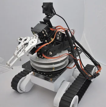 Free shipping make for Arduino rp5 chassis Land Rover 6-DOF robot arm set with optional camera
Free shipping make for Arduino rp5 chassis Land Rover 6-DOF robot arm set with optional camera