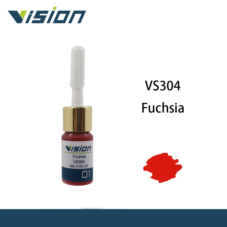 Vision VS304 Fuchsia 3ml 26Color Semi Permanent Makeup Eyebrow Inks Lips Eye Line Tattoo Color Microblading Pigment Eyebrow
Vision VS304 Fuchsia 3ml 26Color Semi Permanent Makeup Eyebrow Inks Lips Eye Line Tattoo Color Microblading Pigment Eyebrow