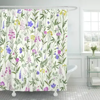 Fabric Decorative Shower Curtain Curtains Set with Hooks Floral Pattern Meadow Flowers Boho Floral Spring Twig Flower 60X72
Fabric Decorative Shower Curtain Curtains Set with Hooks Floral Pattern Meadow Flowers Boho Floral Spring Twig Flower 60X72