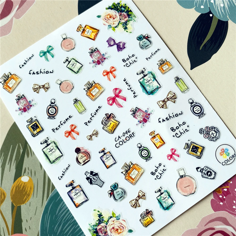 CA-046-047-048 Cosmetic Perfume Lipstick 3D Back glue Nail decal Nail sticker Nail decoration Nail art Nail tool Nail ornament
CA-046-047-048 Cosmetic Perfume Lipstick 3D Back glue Nail decal Nail sticker Nail decoration Nail art Nail tool Nail ornament