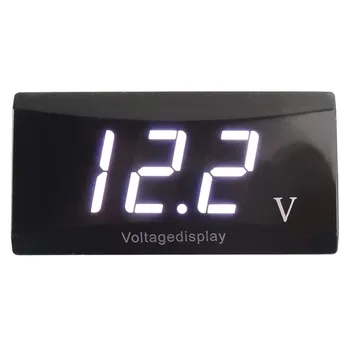 12V Digital LED Display Panel Meter Voltmeter Car Motorcycle Voltage Volt Gauge Panel Meter for Vehicle Automotive (White)
12V Digital LED Display Panel Meter Voltmeter Car Motorcycle Voltage Volt Gauge Panel Meter for Vehicle Automotive (White)