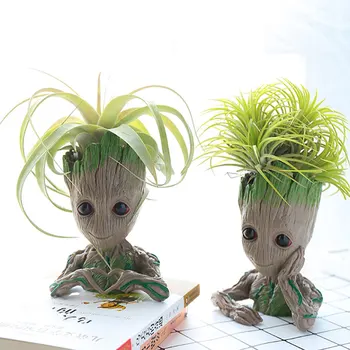 Baby Groot Flower Pot Miniature Model Home Garden Decoration Ornaments Desktop Decoration Figurines Succulent Planter Flowerpots
Baby Groot Flower Pot Miniature Model Home Garden Decoration Ornaments Desktop Decoration Figurines Succulent Planter Flowerpots