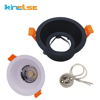 Round Recessed Ceiling Mount Downlight Frame Bracket Kits GU10 MR16 Fitting Housing Gimbal Fixed Lights Fixture Lamp Base Holder
Round Recessed Ceiling Mount Downlight Frame Bracket Kits GU10 MR16 Fitting Housing Gimbal Fixed Lights Fixture Lamp Base Holder