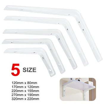 New 2Pcs Set Iron Metal Wall Shelf Brackets Books Sundries Storage Rack Holder Support Wall Mounted Shelving Home Kitchen Organi
New 2Pcs Set Iron Metal Wall Shelf Brackets Books Sundries Storage Rack Holder Support Wall Mounted Shelving Home Kitchen Organi