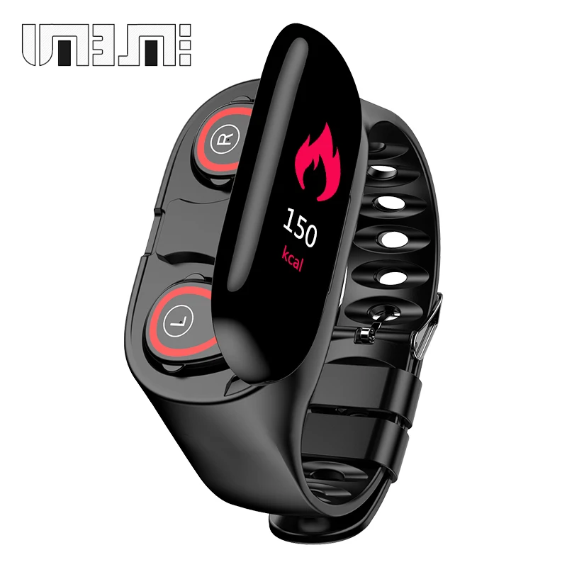 Smart Watch Bluetooth Headphone 2 in 1, Fitness Tracker Band with Heart Rate Blood Pressure Monitor Waterproof Smart Bracelets 
Smart Watch Bluetooth Headphone 2 in 1, Fitness Tracker Band with Heart Rate Blood Pressure Monitor Waterproof Smart Bracelets