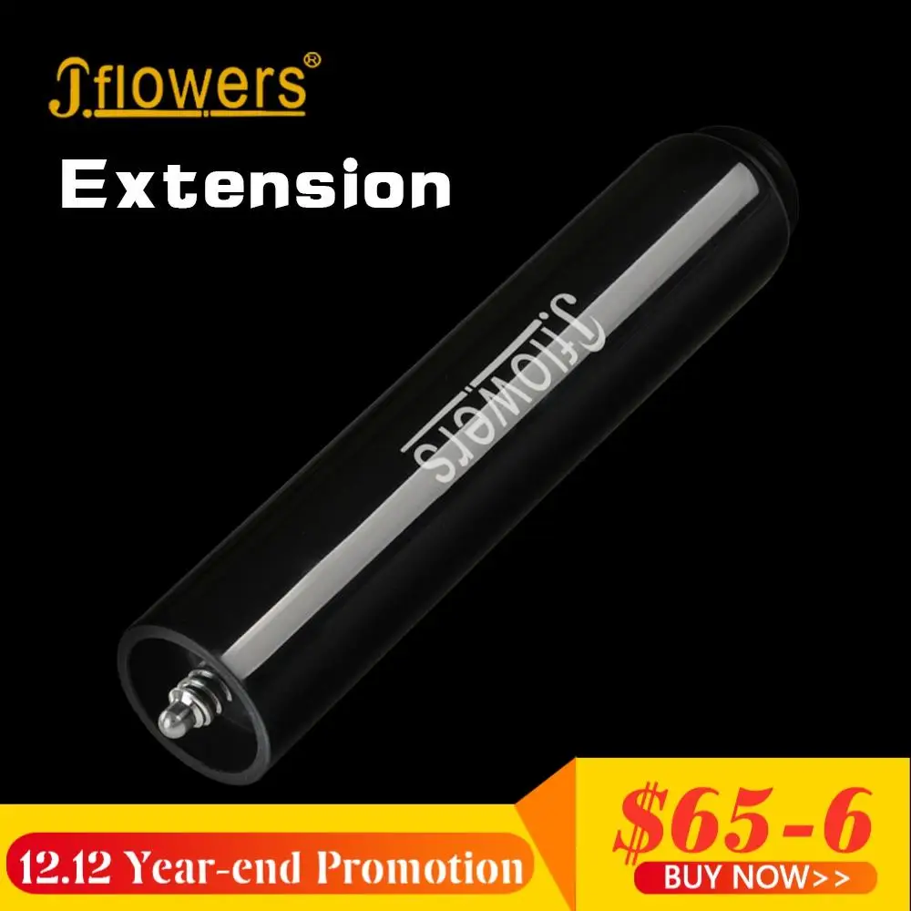 JF J-flowers Billiard Extension With Bumper 15.5cm Professoinal Cue Extension KONLLEN/JFLOWES Joint Durable Billiard Accessories 
JF J-flowers Billiard Extension With Bumper 15.5cm Professoinal Cue Extension KONLLEN/JFLOWES Joint Durable Billiard Accessories