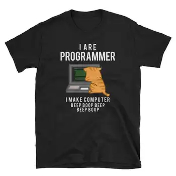 Funny Cat Computer Programmer tshirt Coder Shirt Computer Science Major Gift Unisex Cotton tshirt
Funny Cat Computer Programmer tshirt Coder Shirt Computer Science Major Gift Unisex Cotton tshirt